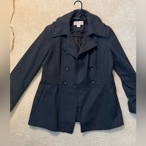 Michael Kors Heather Gray Peacoat - Size S
